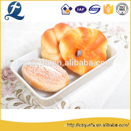 Factory wholesale oven safe ceramic bread baking tray